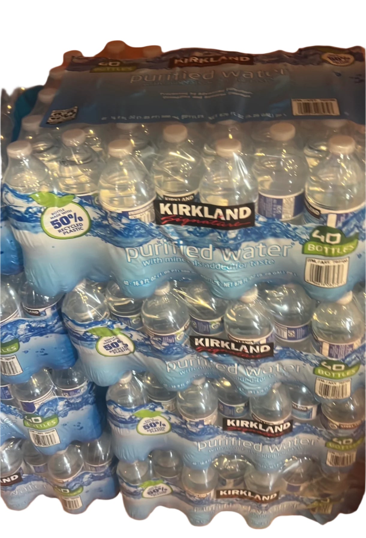 Purified kirkland water